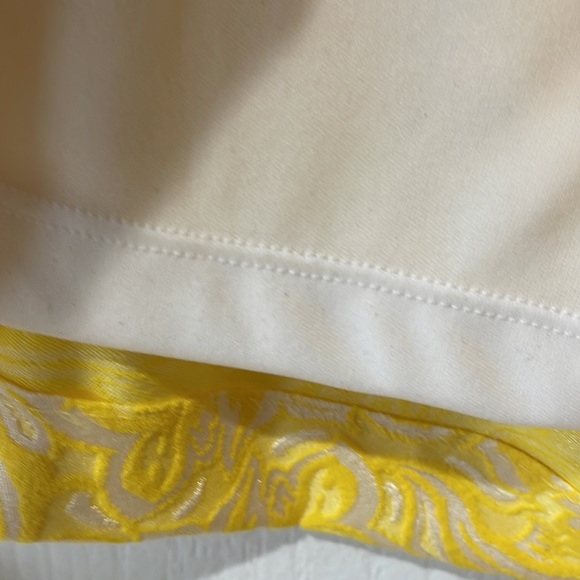 Caché Yellow & White Floral Ruched Dress - Picture 8 of 9